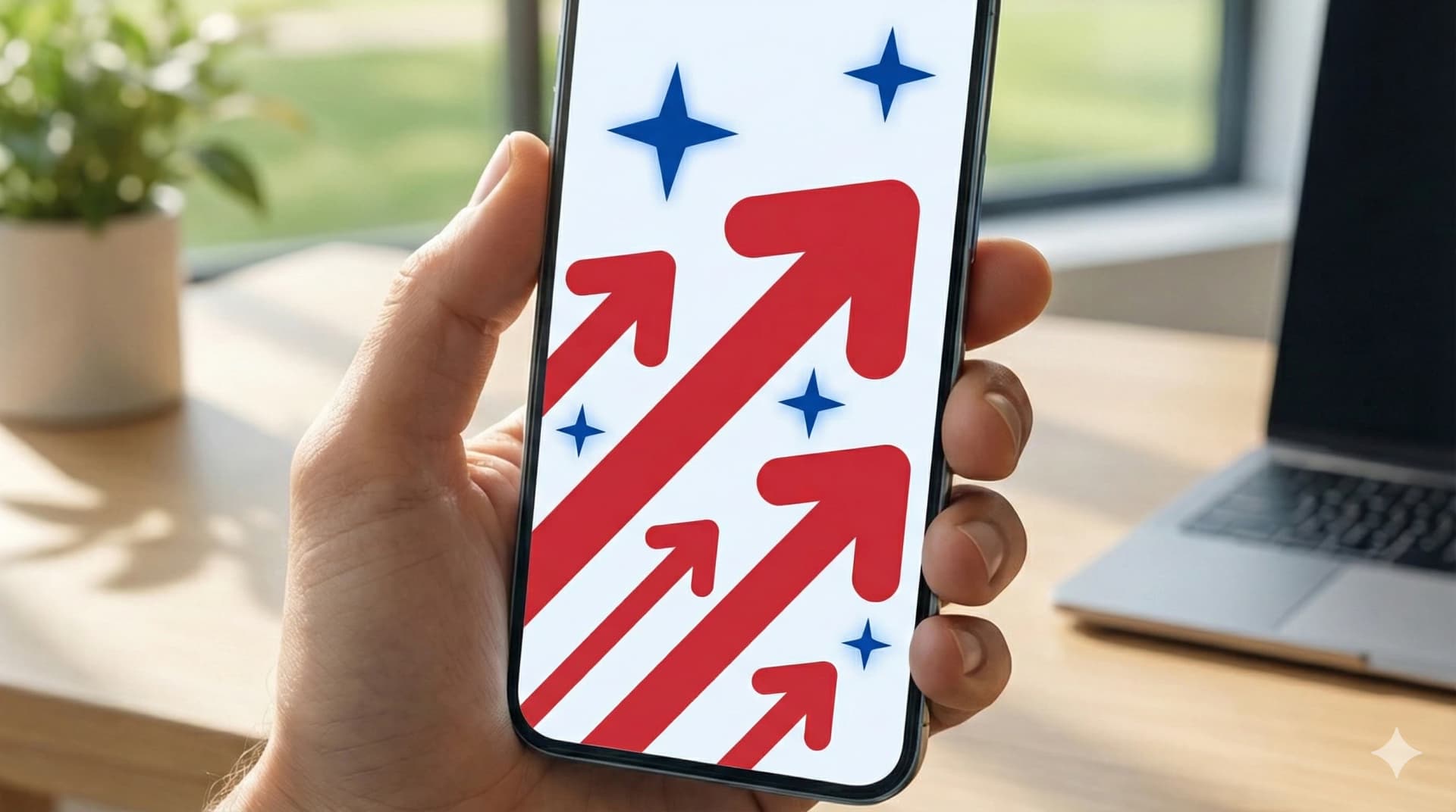 Smartphone displaying AI-powered budgeting dashboard with spending insights