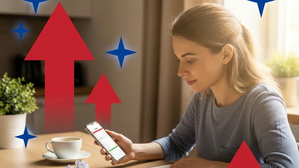 Person tracking expenses on a notepad and smartphone for personal finance management